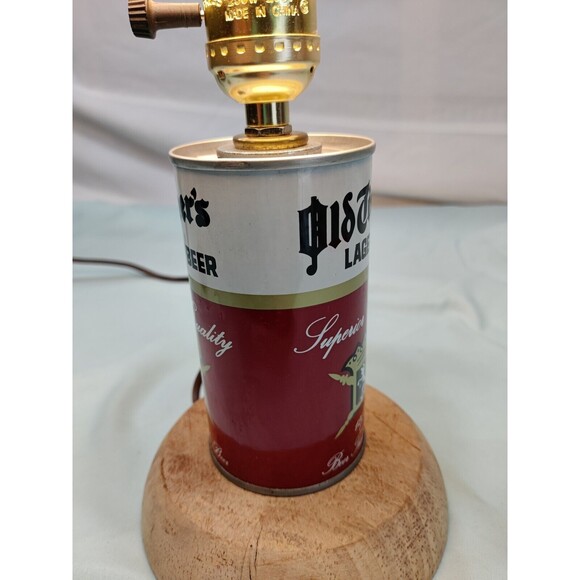 Homemade Older Timers Lager Beer Can Lamp, Light-Works Great! One of A Kind - Picture 4 of 12